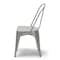 Atlas Commercial Products Titan Series Industrial Metal Chair, Silver MSC9SLV - alternate 5
